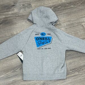 O'Neill Kids Light Gray Zip-Up Hoodie